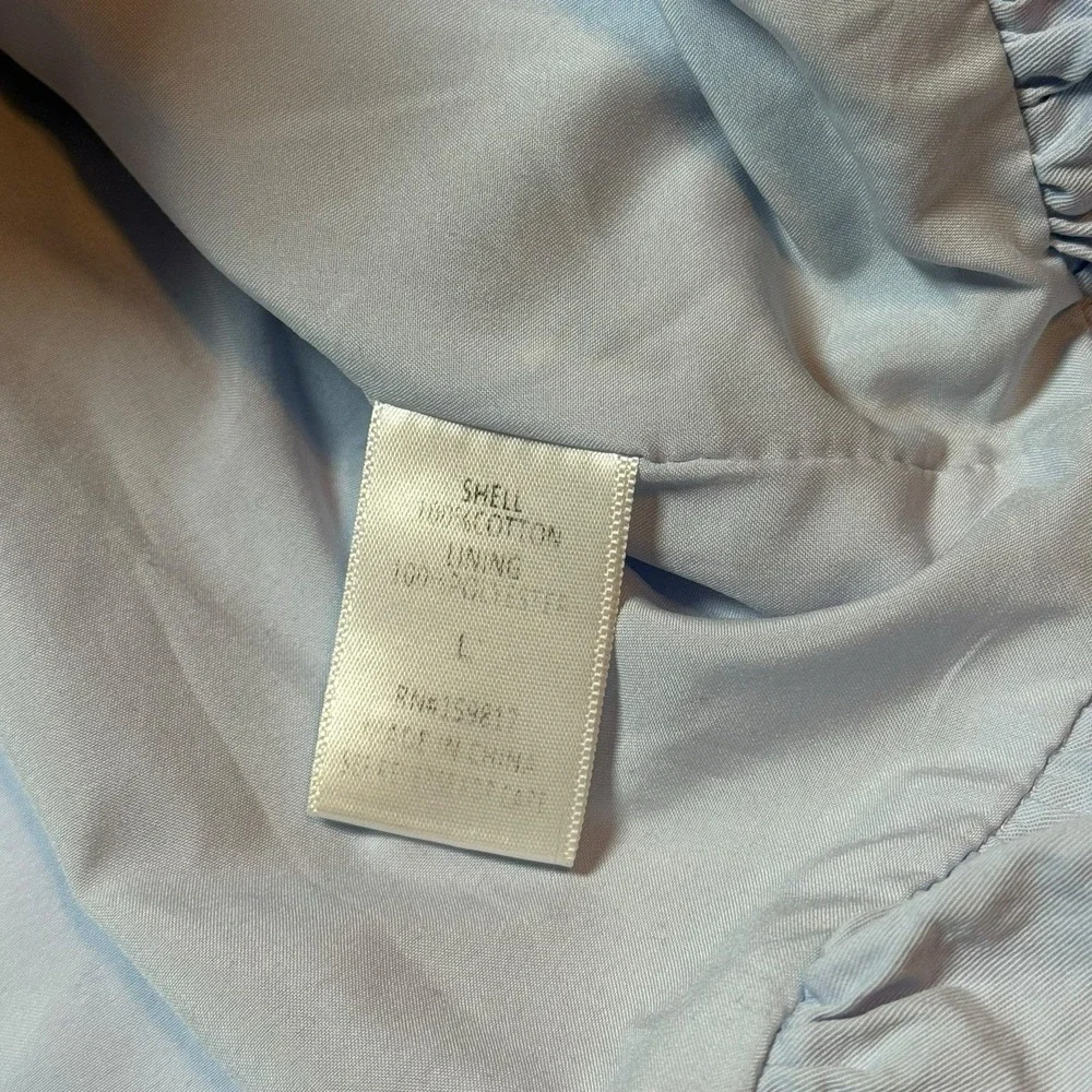 Altar'd State‎ Light Blue Bubble Hem Skirt Women's L Elastic Waist Pockets